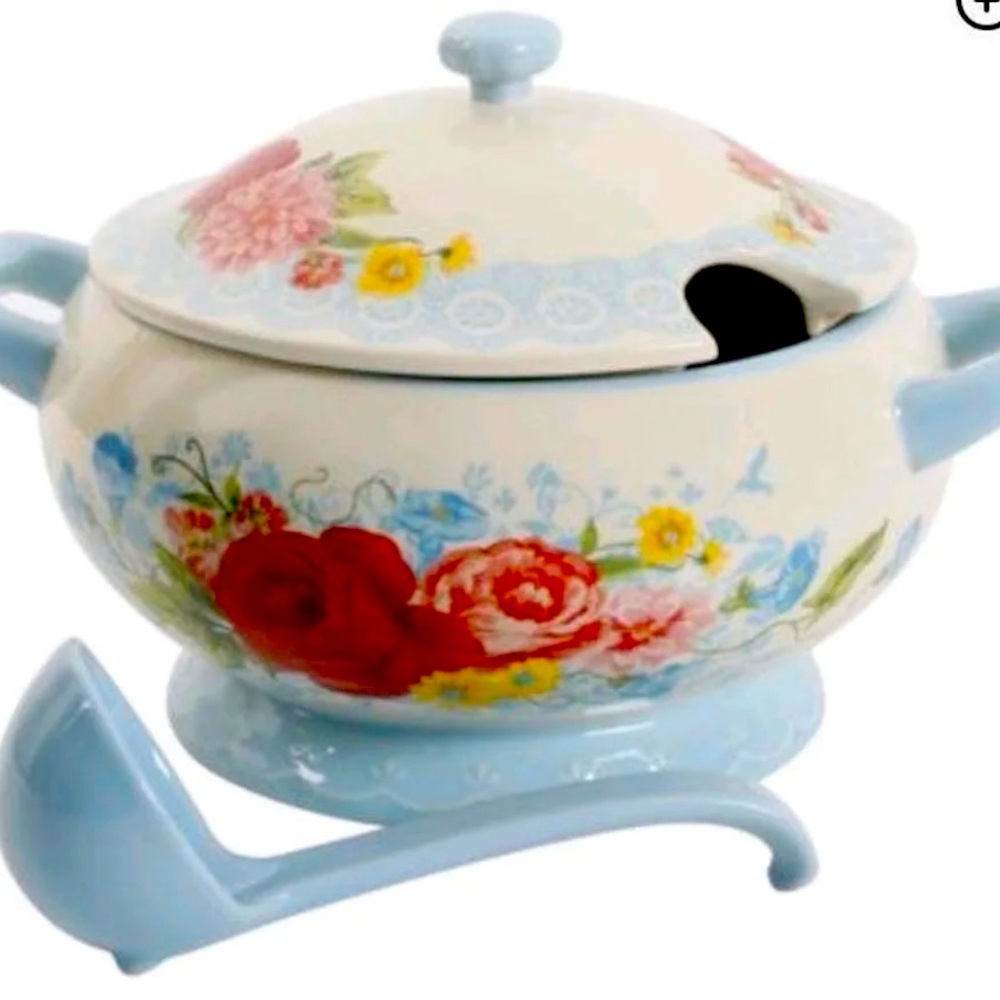 Pioneer Woman Sweet Rose Soup Toureen htf